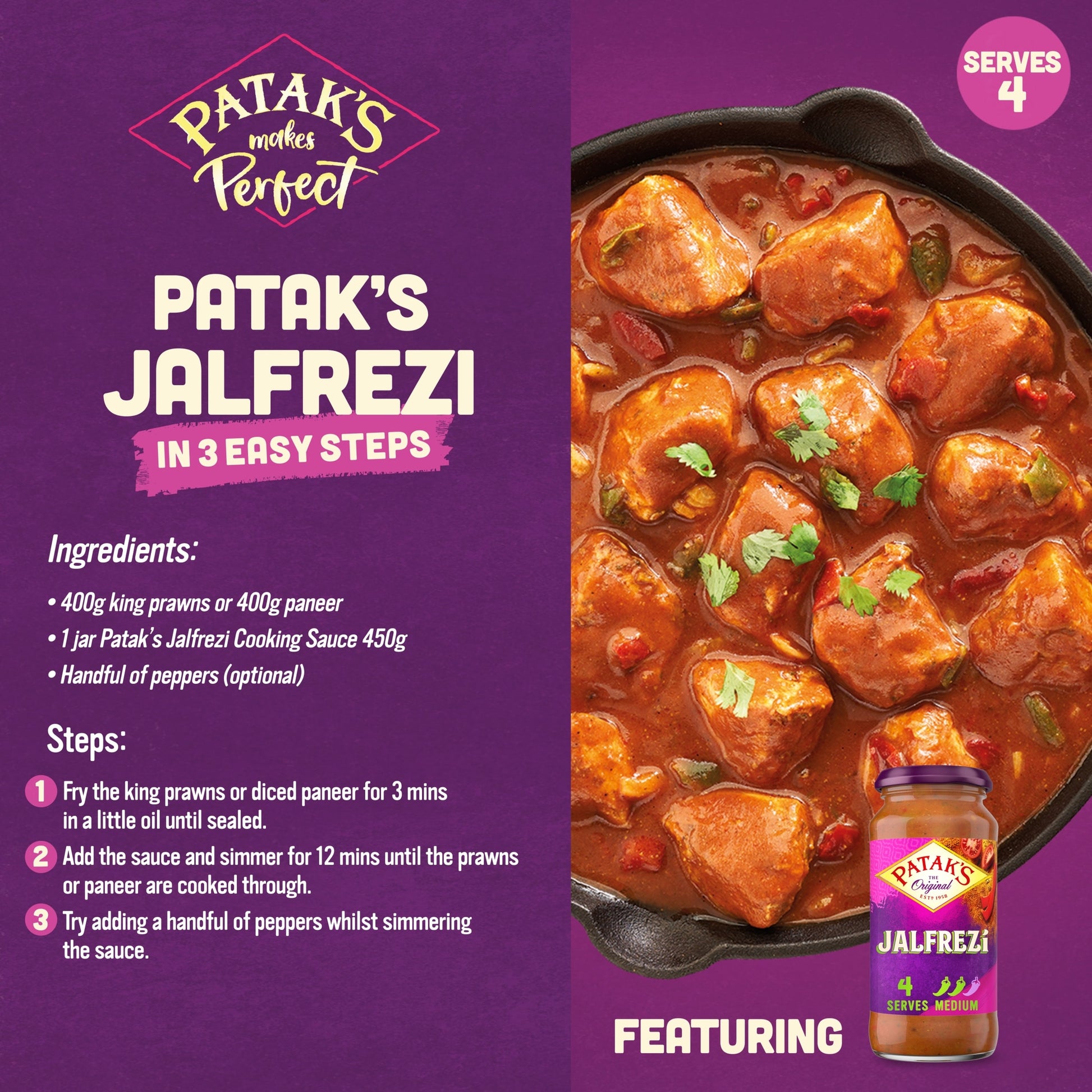 Pataks Jalfrezi Cooking Sauce 450G — image 2