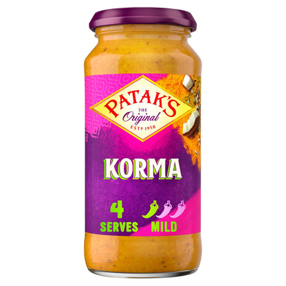 Pataks Mild Korma Sauce 450G — image 1