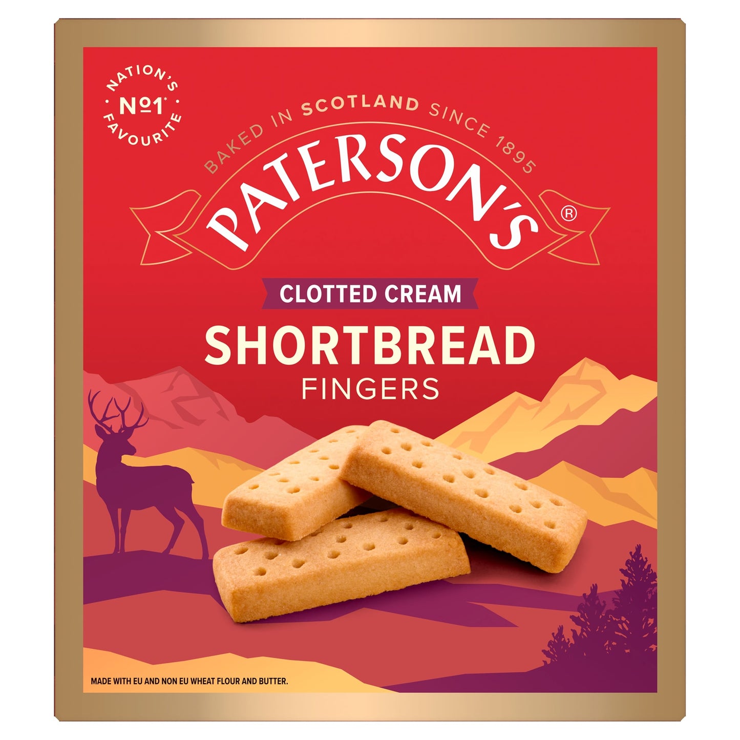 Paterson's Clotted Cream Shortbread Fingers 300g — image 1