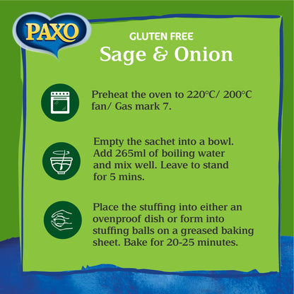 Paxo Gluten Free Stuffing Mix - Sage & Onion 150g — image 3