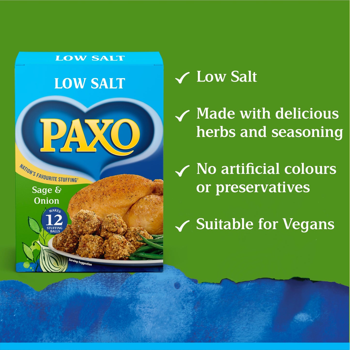 Paxo Low Salt Sage & Onion Stuffing Mix 170G — image 3