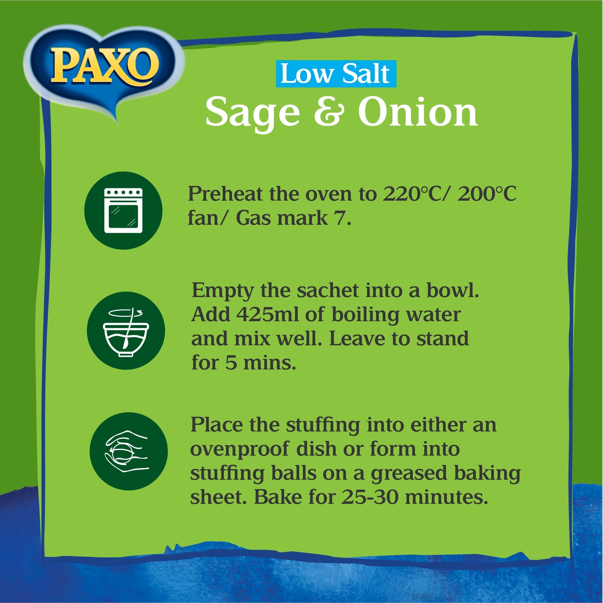 Paxo Low Salt Sage & Onion Stuffing Mix 170G — image 4