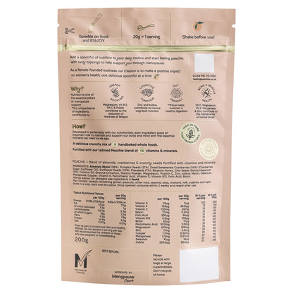 Peachie - Almond & Cranberry Toppings for Menopause 200g — image 5