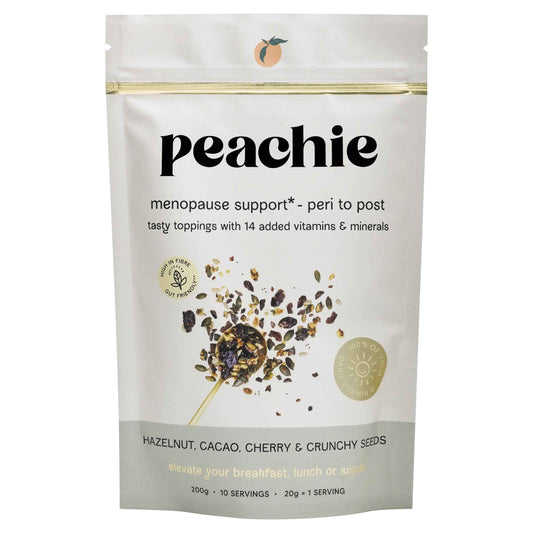 Peachie - Hazelnut, Cacao & Cherry Toppings For Menopause 200g