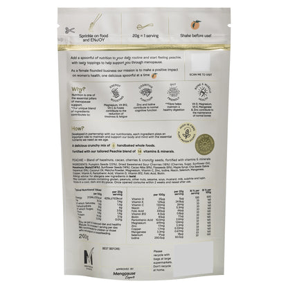 Peachie - Hazelnut, Cacao & Cherry Toppings for Menopause 200g — image 4