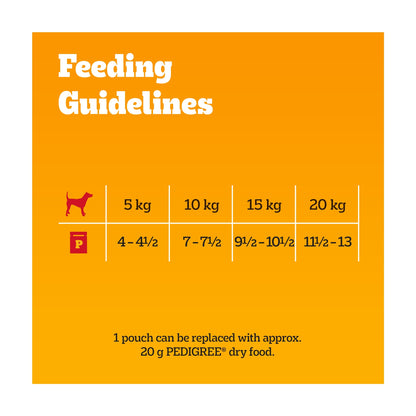 PEDIGREE Adult Wet Dog Food Pouches Mixed Selection in Jelly 40x100g Mega Pack — image 5