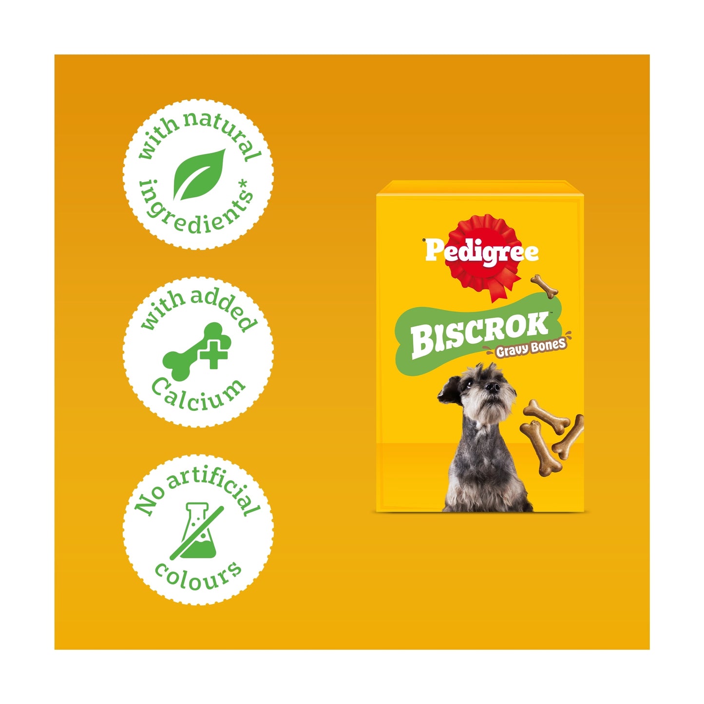 Pedigree Biscrok Gravy Bones Dog Treat Biscuits 400g — image 4