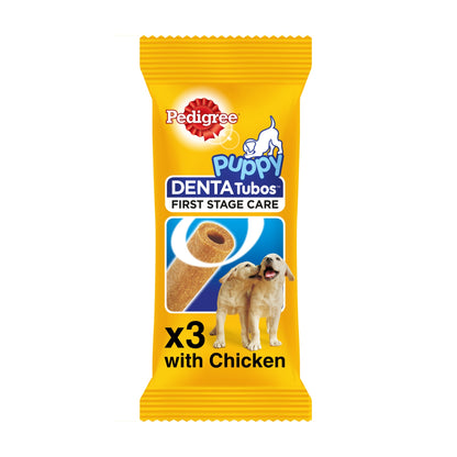 Pedigree Denta Tubo Puppy Dog Treats 3 Dental Sticks — image 1