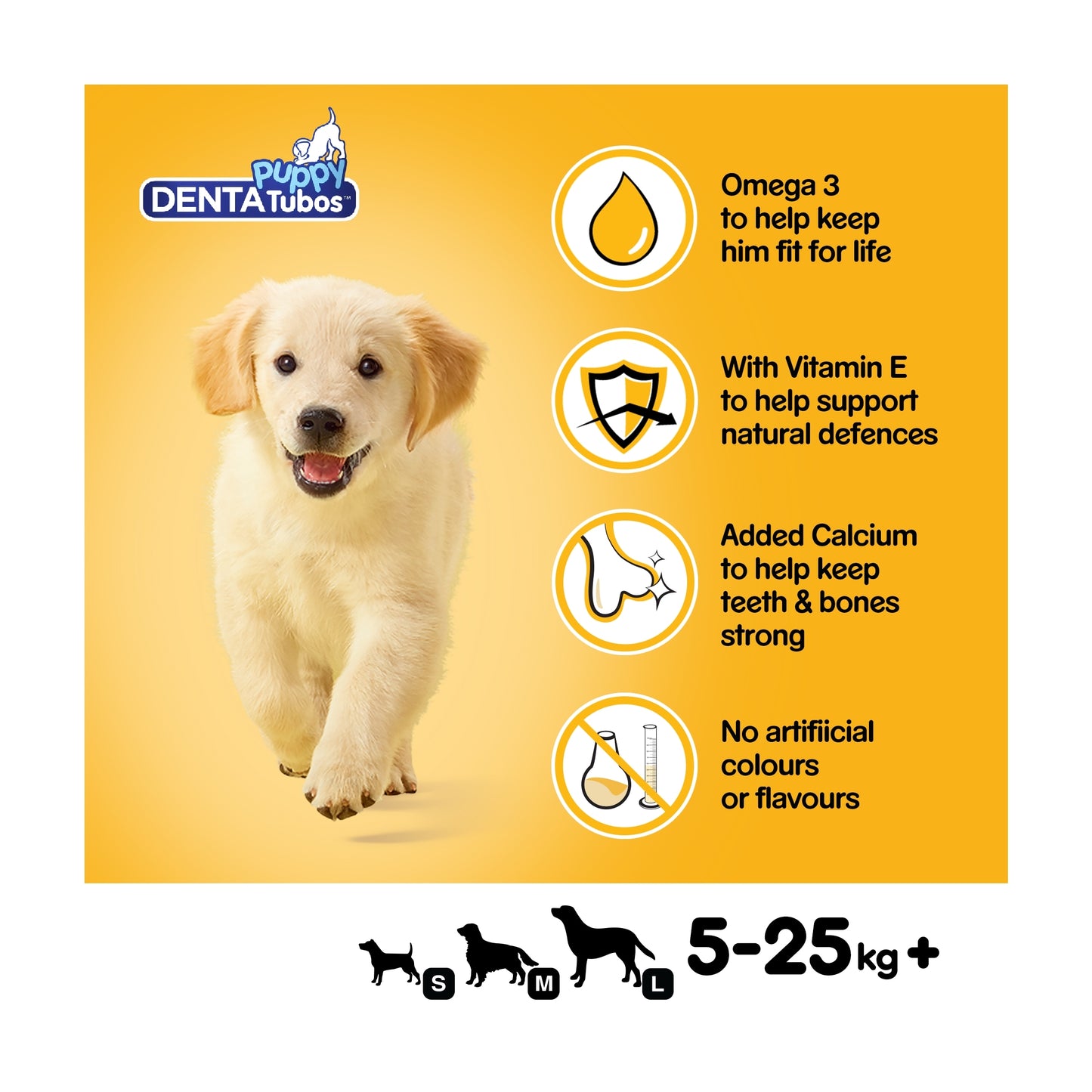 Pedigree Denta Tubo Puppy Dog Treats 3 Dental Sticks — image 2