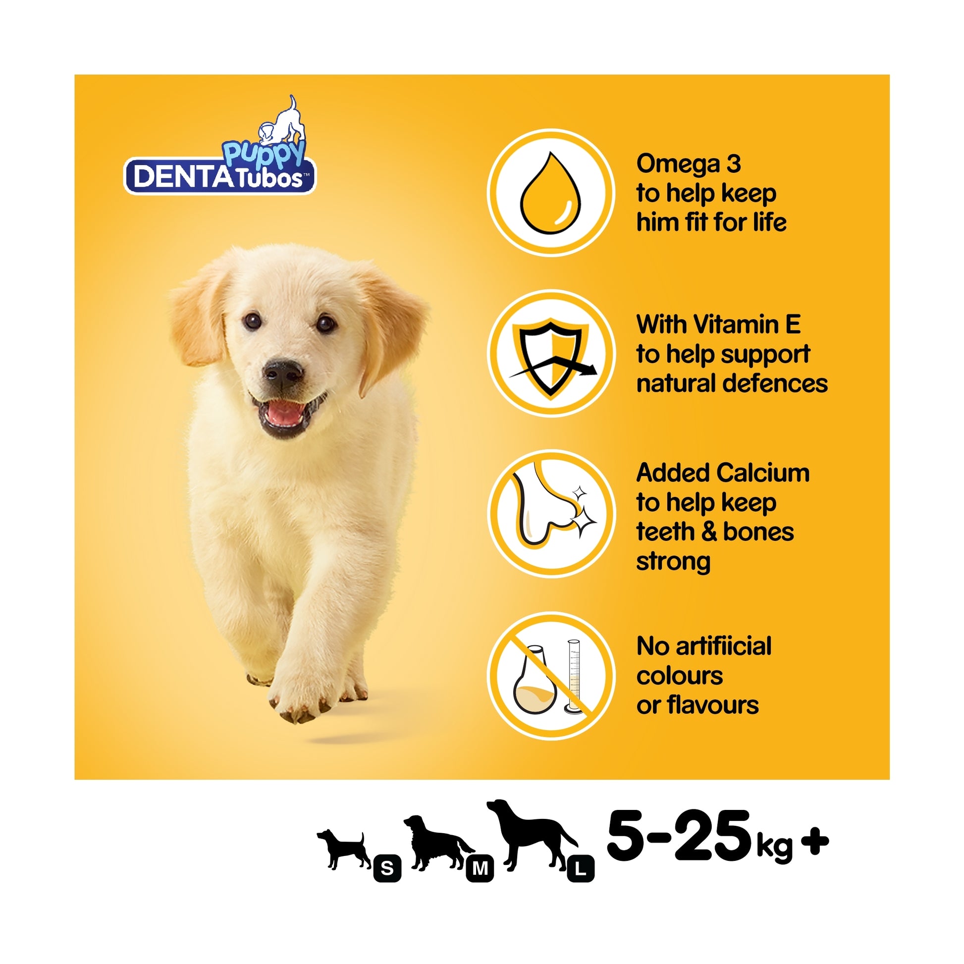 Pedigree Denta Tubo Puppy Dog Treats 3 Dental Sticks — image 2