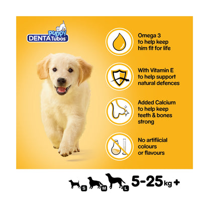 Pedigree Denta Tubo Puppy Dog Treats 3 Dental Sticks — image 2