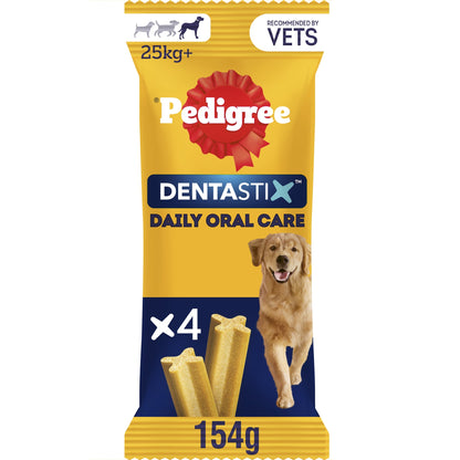 Pedigree Dentastix Daily Large Dog Treats 4 Dental Sticks — image 1