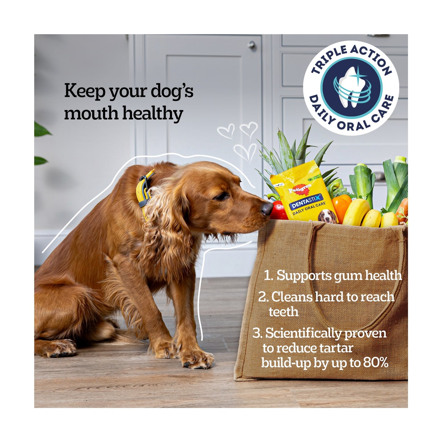 Pedigree Dentastix Daily Medium Dog Treats 56 Dental Sticks — image 2