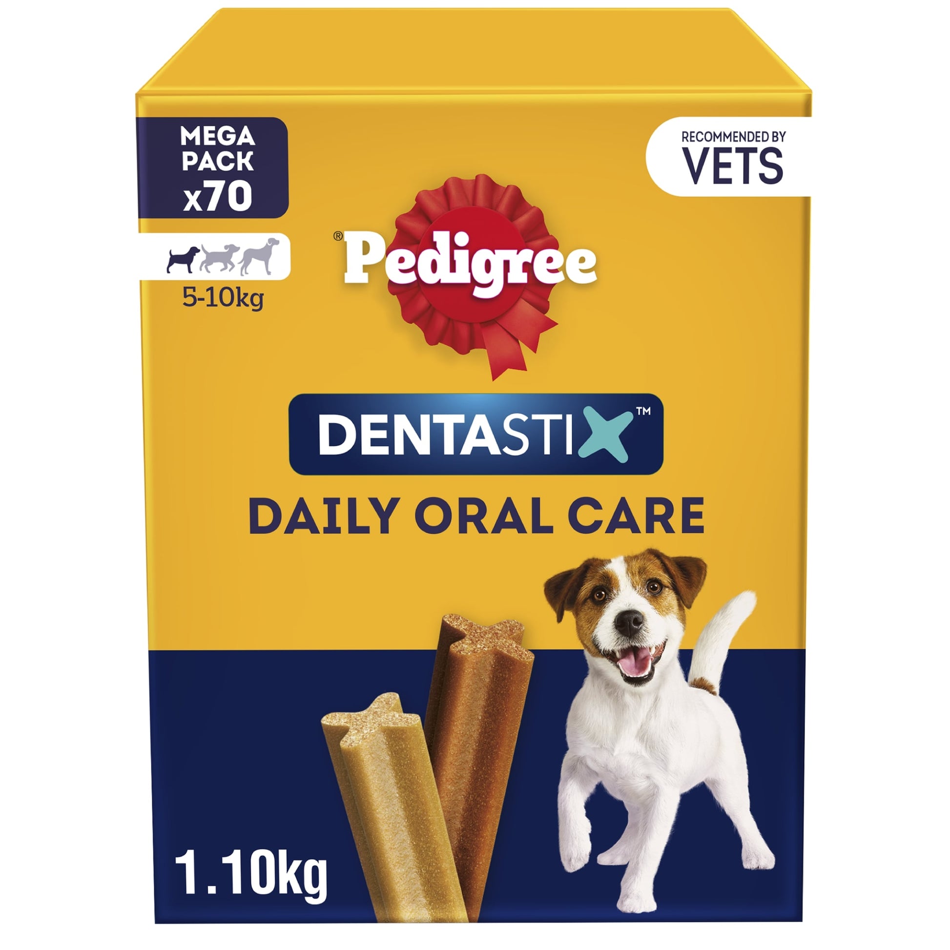 Pedigree Dentastix Daily Small Dog Treats 70 Dental Sticks — image 1