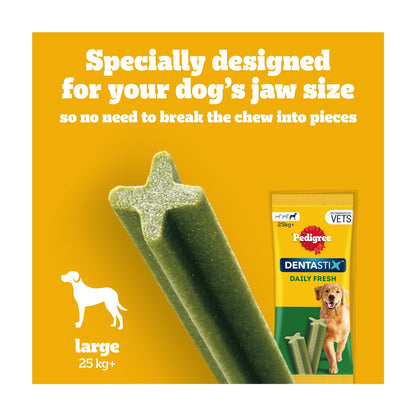 Pedigree Dentastix Fresh Large Dog Treats 21 Dental Sticks — image 3