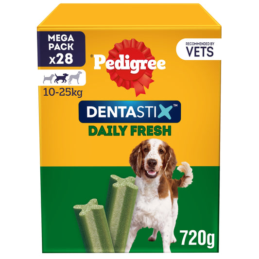 Pedigree Dentastix Fresh Medium Dog Treats 28 Dental Sticks — image 1