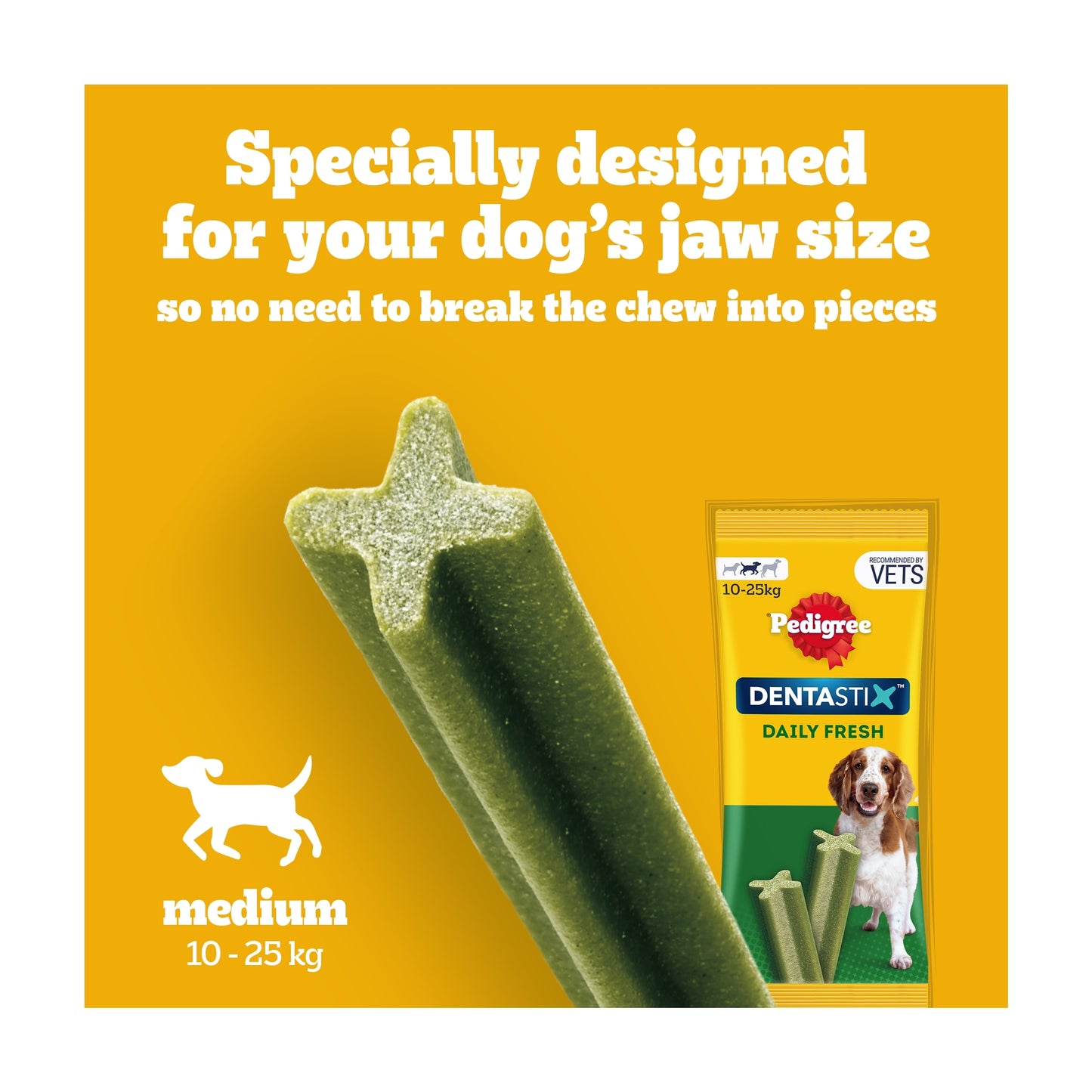 Pedigree Dentastix Fresh Medium Dog Treats 28 Dental Sticks — image 3