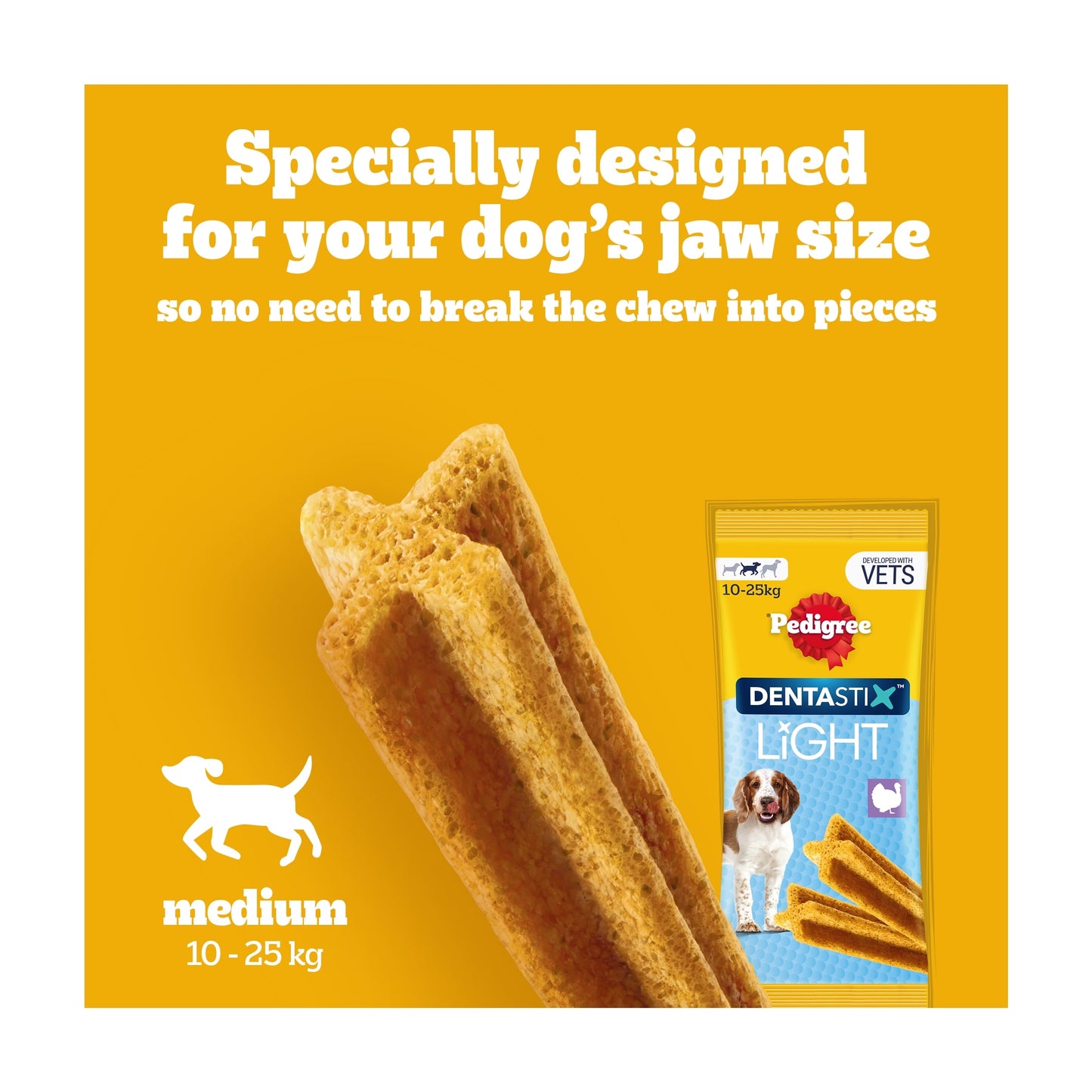 PEDIGREE DentaStix Light Daily Dental Chews Medium Dog Treats 5 Dental Sticks — image 3