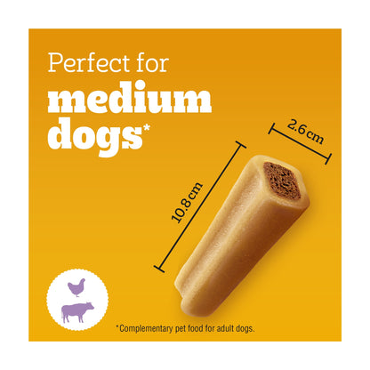 Pedigree Jumbone Medium Dog Treats Beef & Poultry 2 Chews 180g — image 3