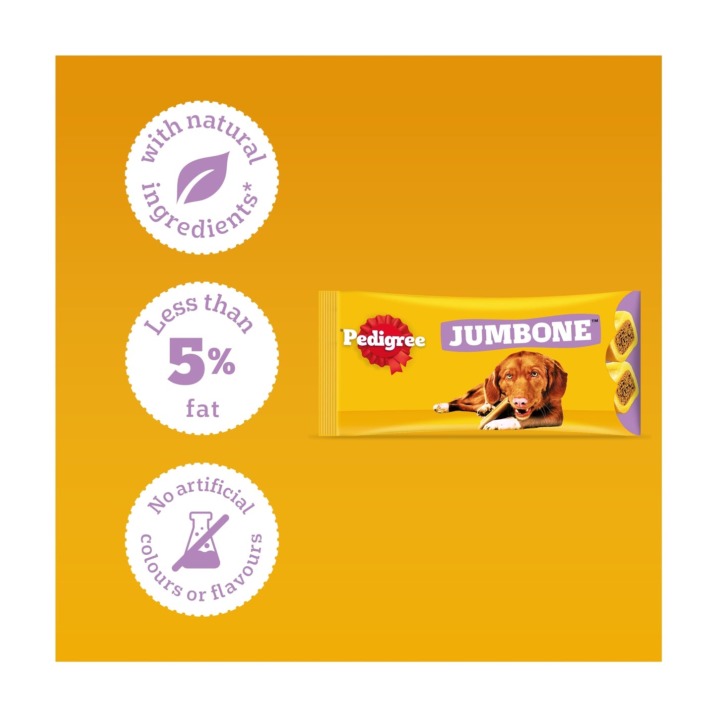 Pedigree Jumbone Medium Dog Treats Beef & Poultry 2 Chews 180g — image 4