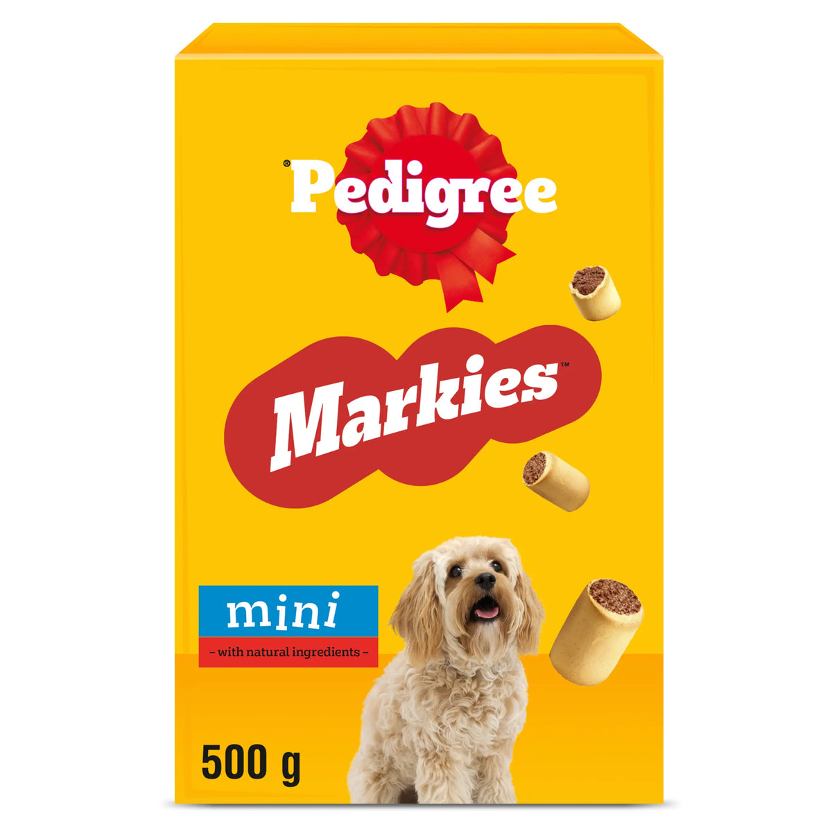 Pedigree Markies Mini Adult Dog Treats Biscuits 500g — image 1