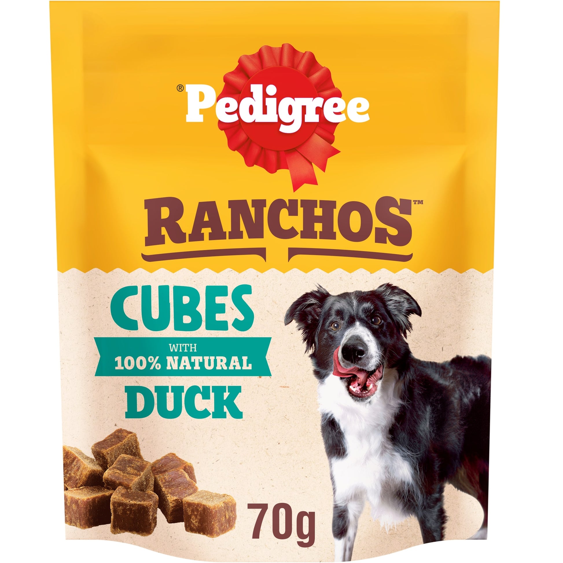 PEDIGREE Ranchos Duck Cubes Dog Treats 70g — image 1