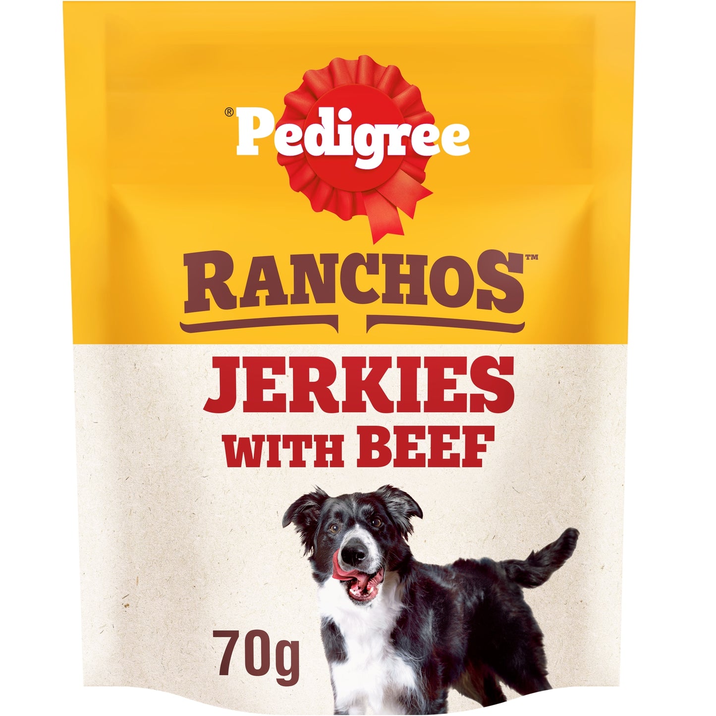 Pedigree Ranchos Jerkies Dog Food Treat with Beef 70g — image 1