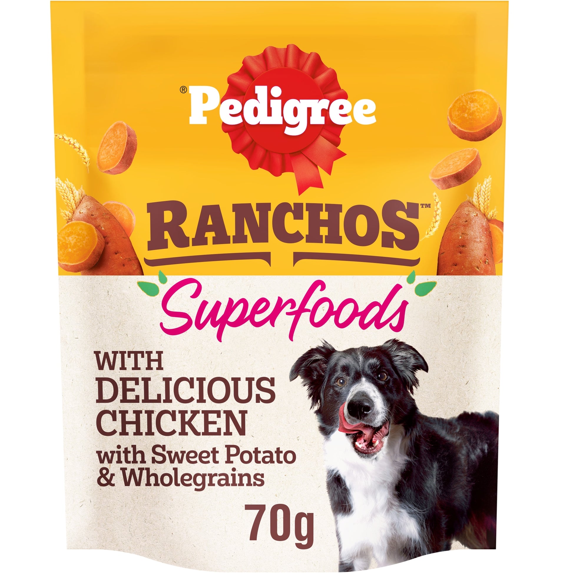 Pedigree Ranchos Superfoods Dog Food Treat with Chicken 70g — image 1