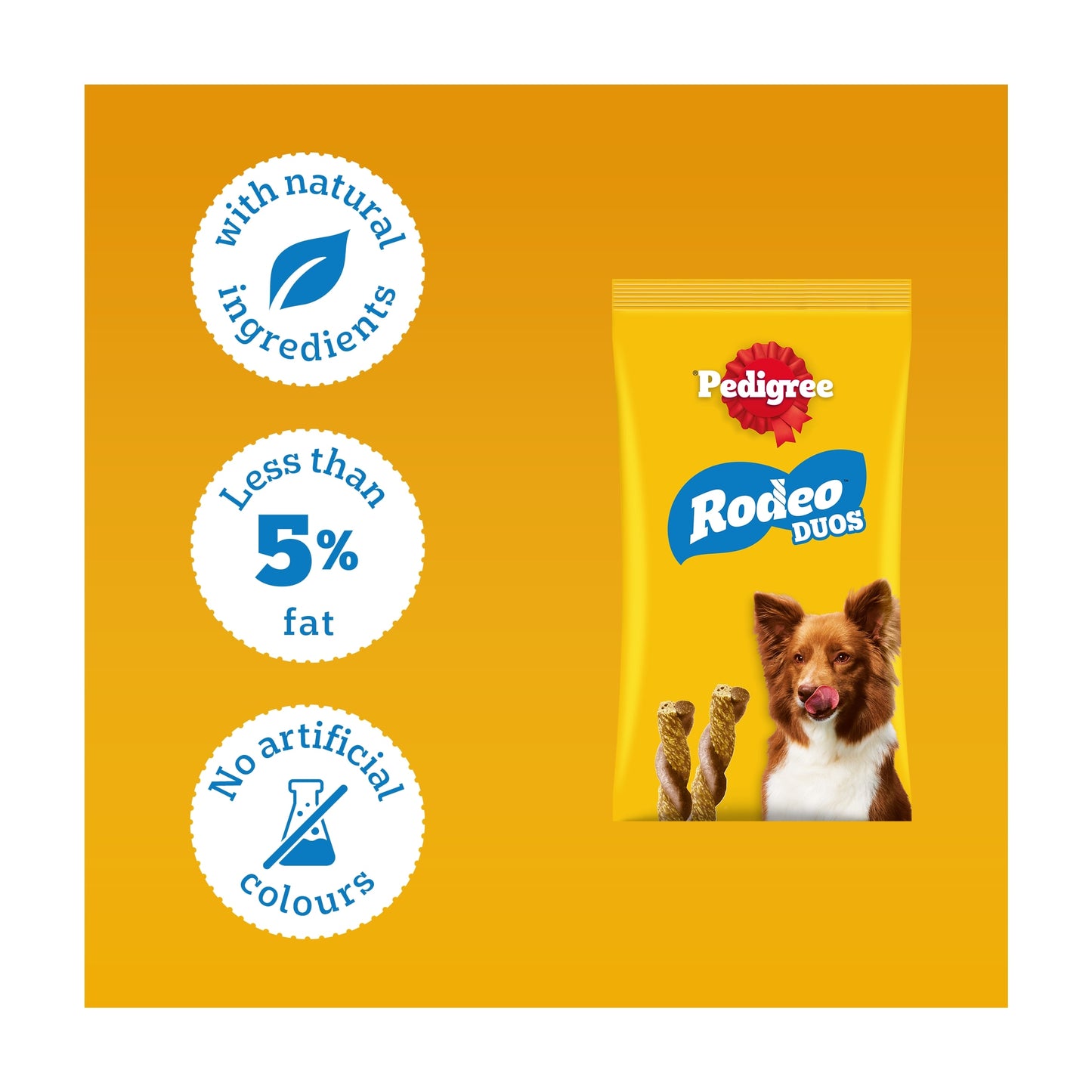Pedigree Rodeo Duos Dog Food Treats Beef & Cheese 7 sticks 123g — image 4