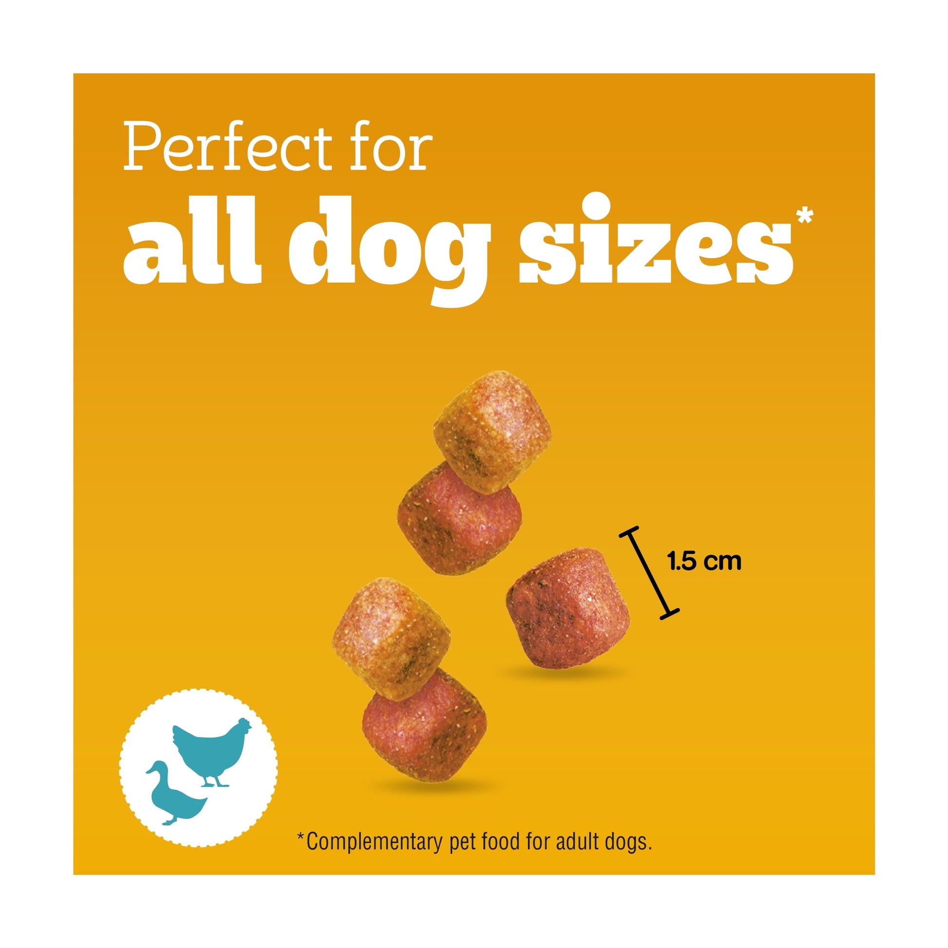 Pedigree Tasty Minis Adult Dog Treat Cubes Chicken & Duck 130g — image 3