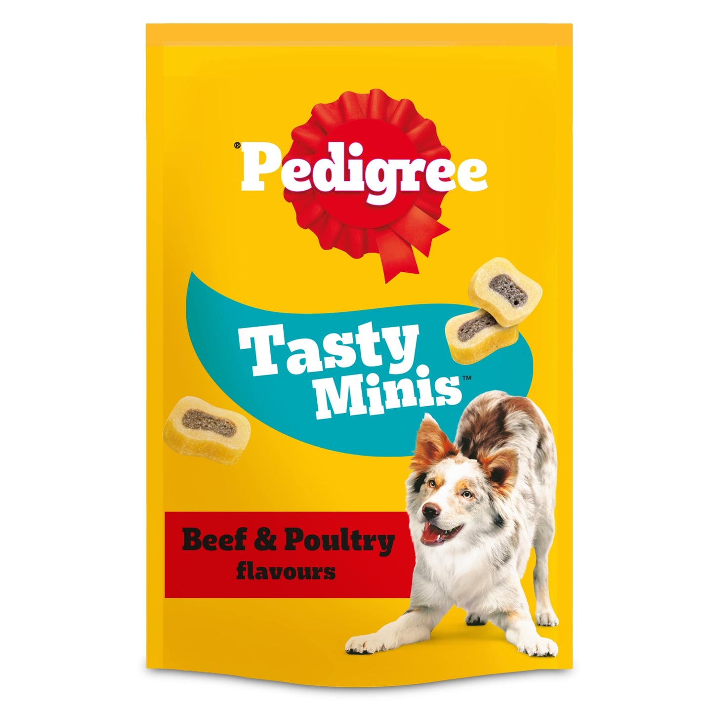 Pedigree Tasty Minis Adult Dog Treat Slices Beef & Poultry 155g — image 1