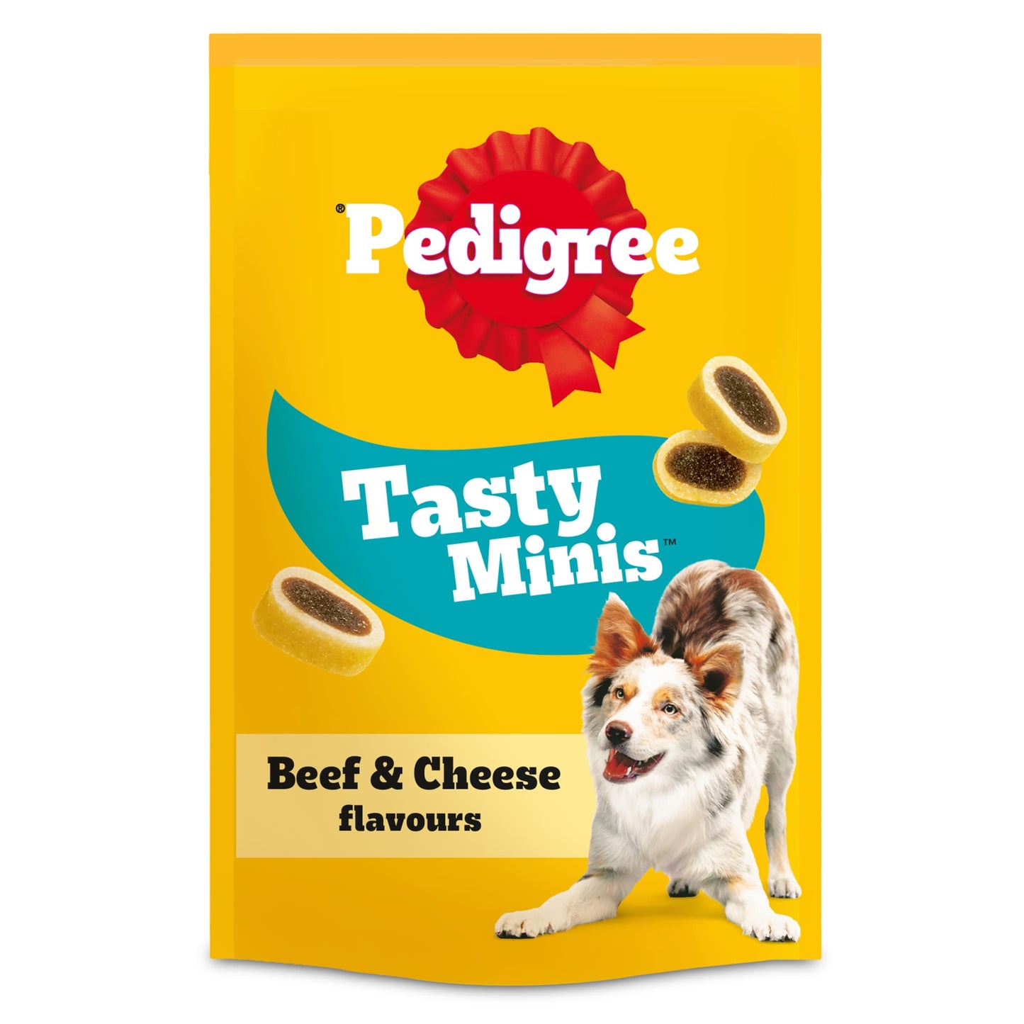 Pedigree Tasty Minis Adult Dog Treats Beef & Cheese 140g — image 1