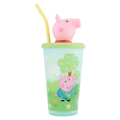 Peppa Pig 3D Head Water Bottle Tumbler 444ml — image 3