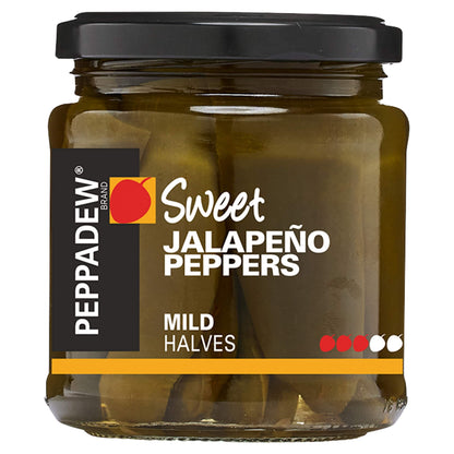 Peppadew Sweet Jalapeno Peppers, Mild Halves 260g — image 1