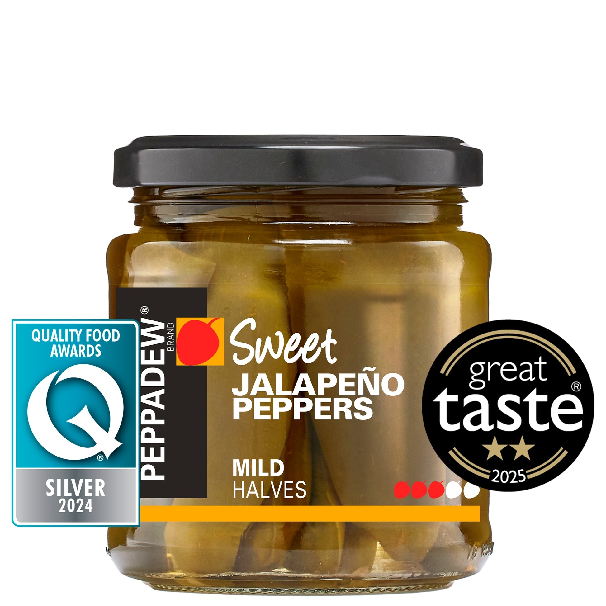 Peppadew Sweet Jalapeno Peppers, Mild Halves 260g — image 2