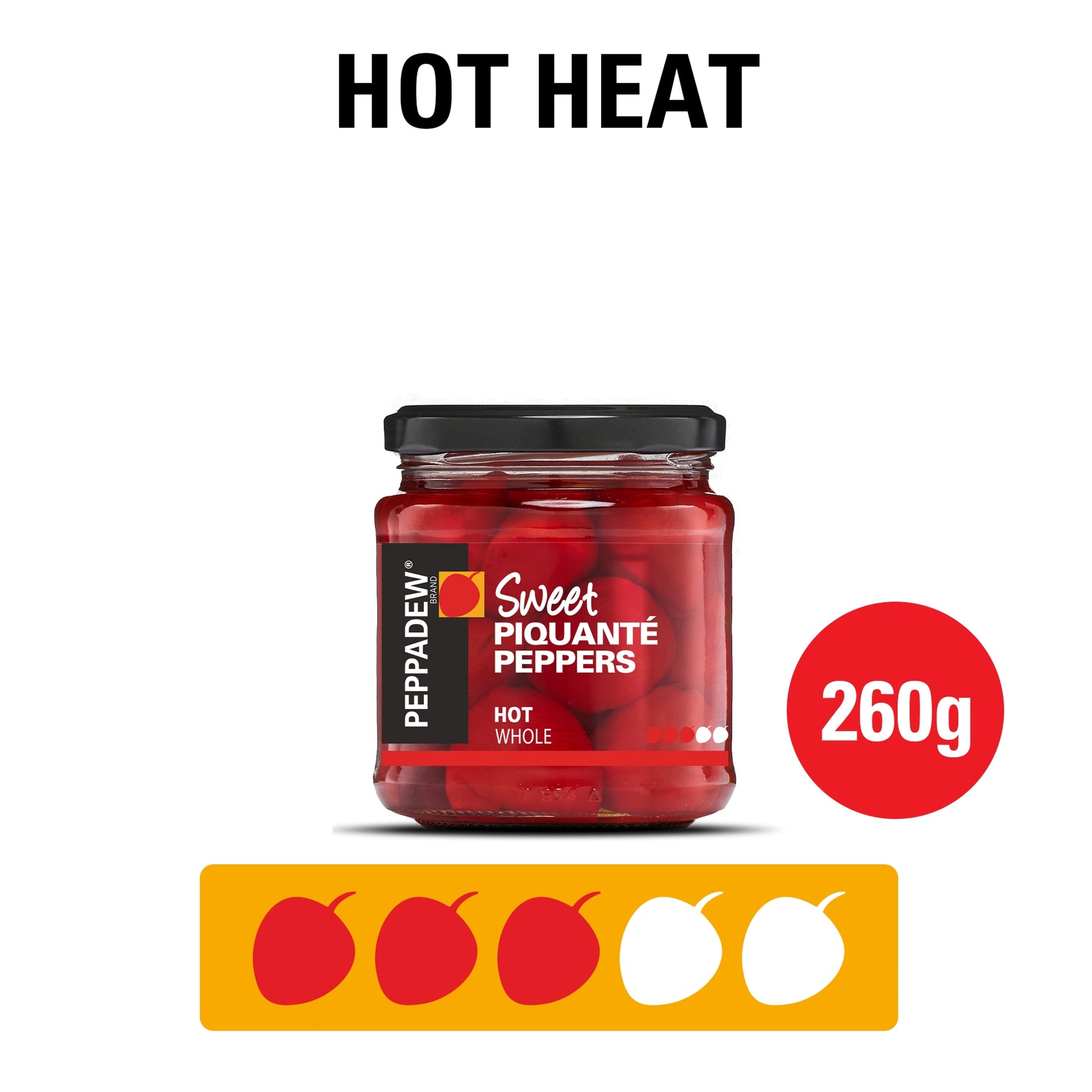 Peppadew Sweet Piquante Peppers Hot Whole 260g — image 2