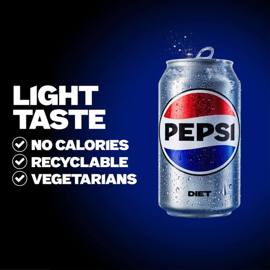 Pepsi Diet Soft Drink 330ml — image 2