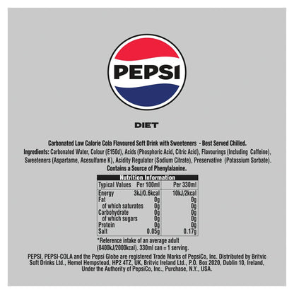Pepsi Diet Soft Drink 330ml — image 5