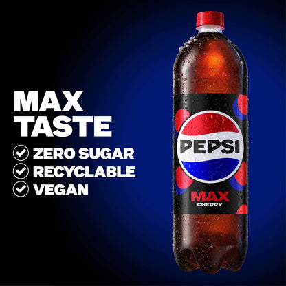 Pepsi Max Cherry No Sugar Cola Bottle 2L — image 2