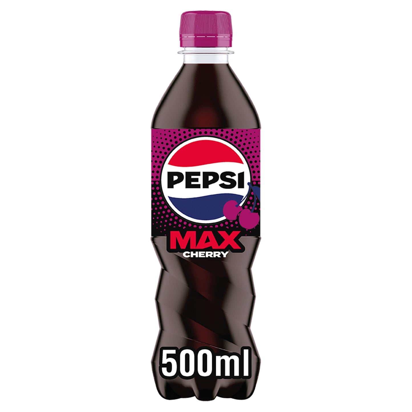 Pepsi Max Cherry No Sugar Cola Bottle 500ml — image 1