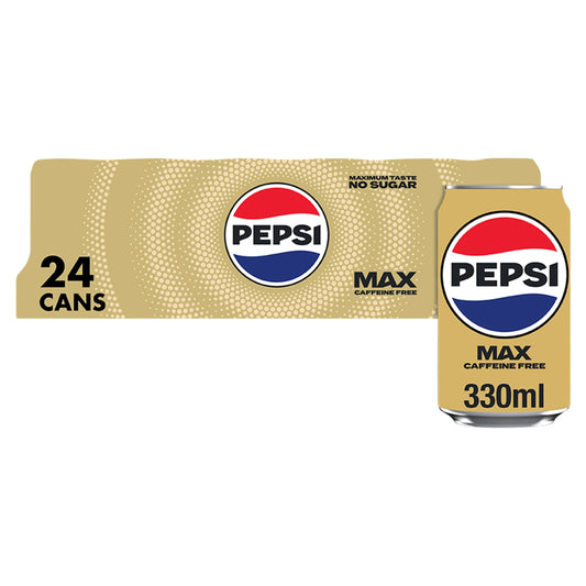 Pepsi Max No Caffeine No Sugar Cola Cans 24x330ml — image 1