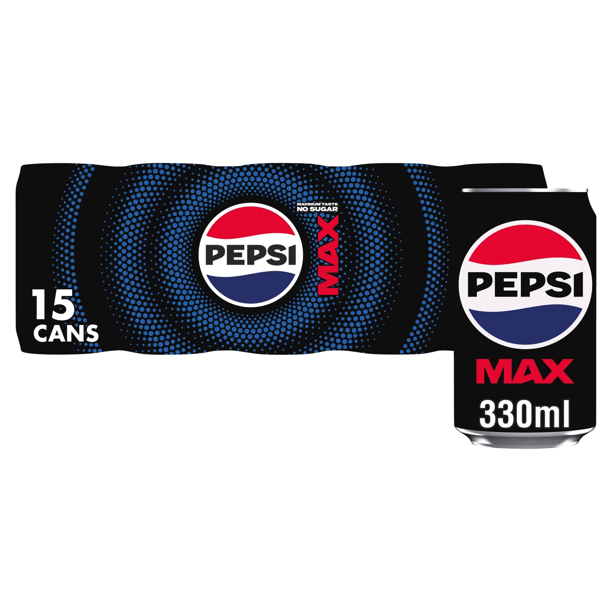 Pepsi Max No Sugar 15 x 330ml — image 1