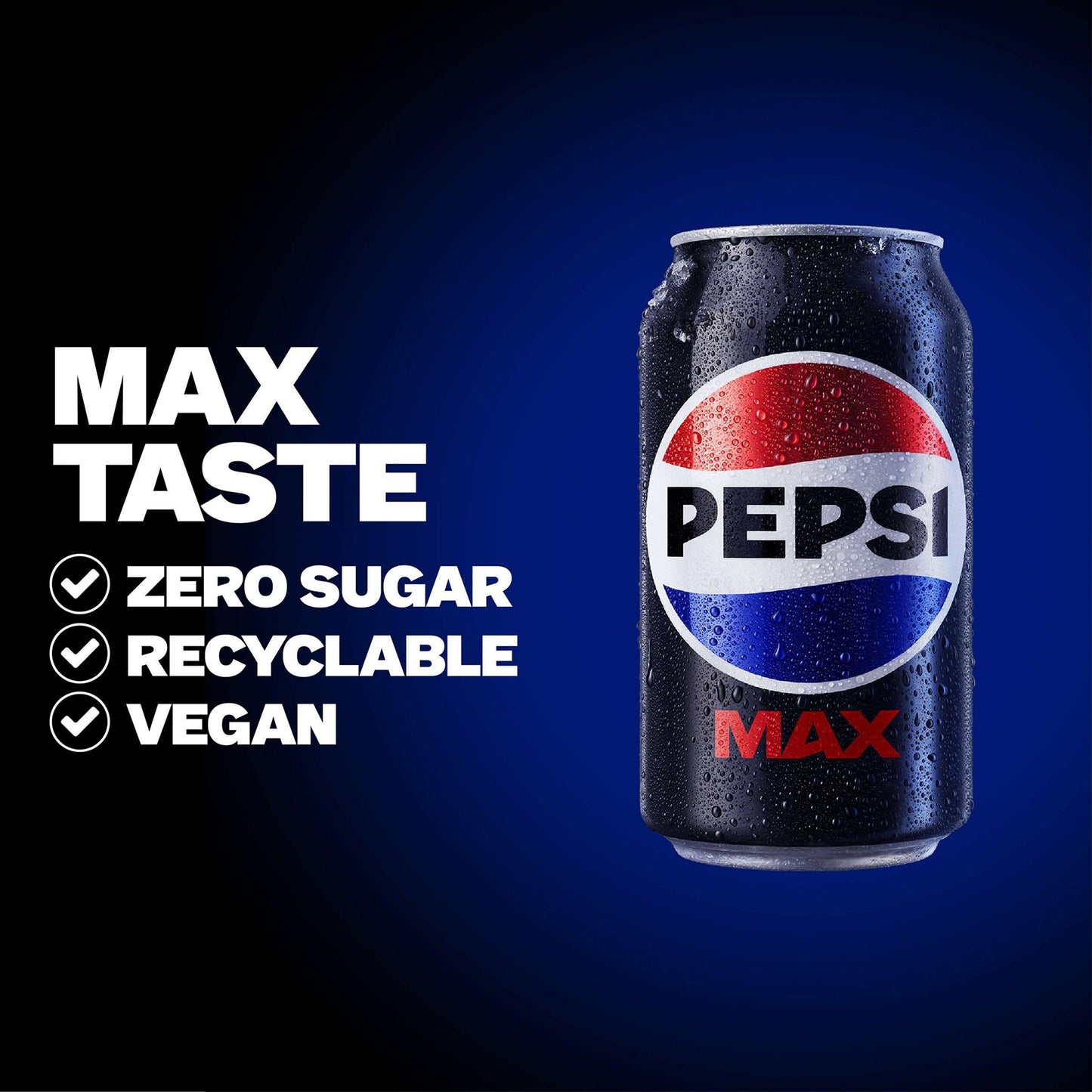 Pepsi Max No Sugar Cola Soft Drink 4 x 330ml — image 3