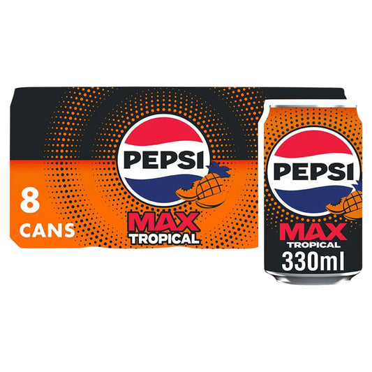 Pepsi Max Tropical 8 x 330ml — image 1