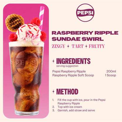 Pepsi Raspberry Ripple Flavour 8 x 330ml — image 3