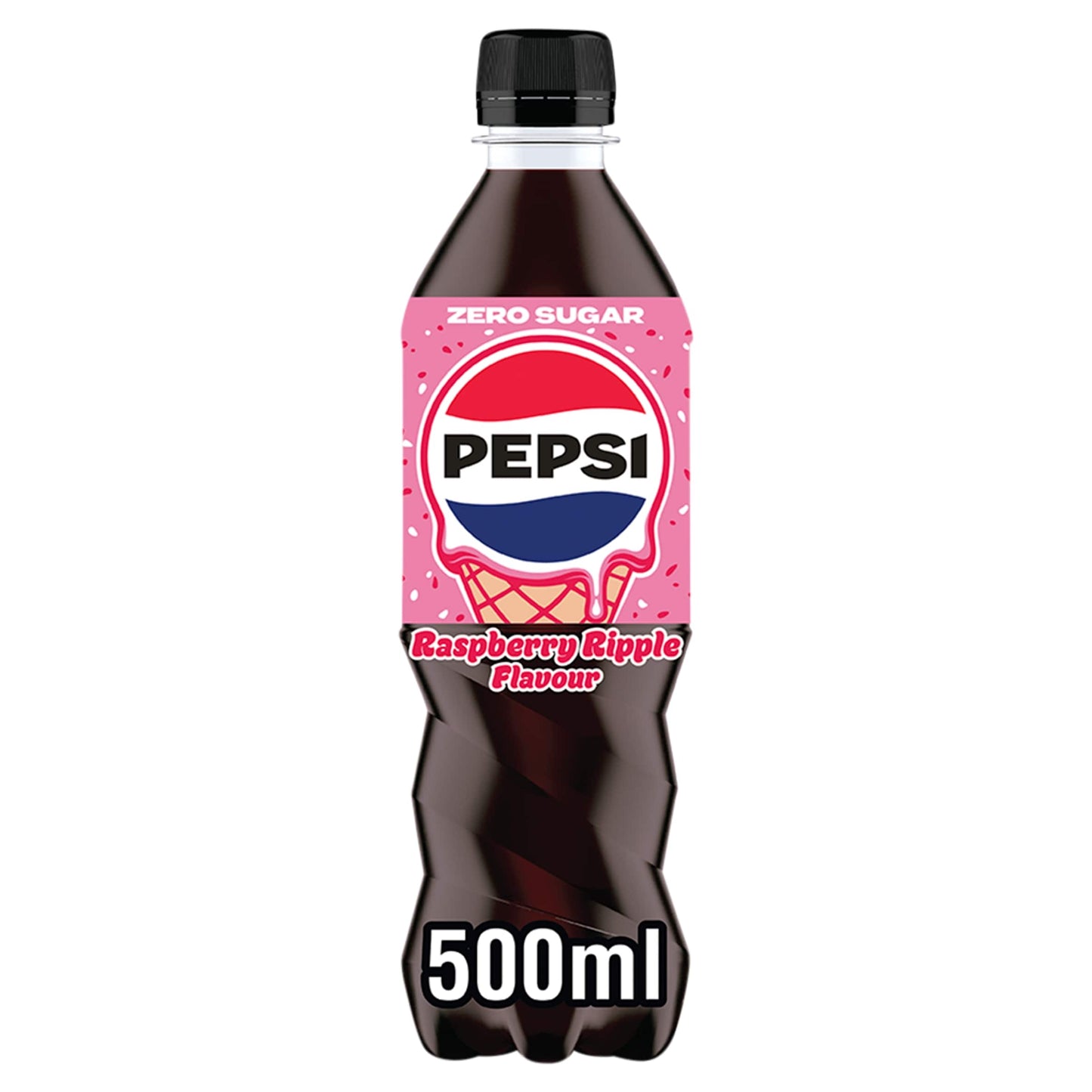 PEPSI Zero sugar Raspberry Ripple Flavour soft drink 500ML — image 1