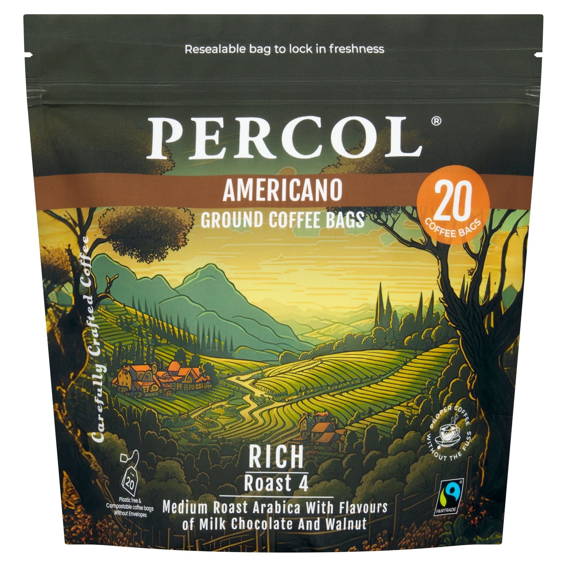 Percol Americano 20 Coffee Bags 160G — image 1
