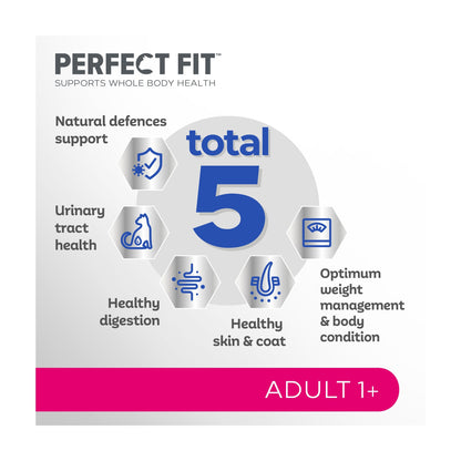 Perfect Fit Adult 1+ Dry Cat Food - Chicken 750g — image 4