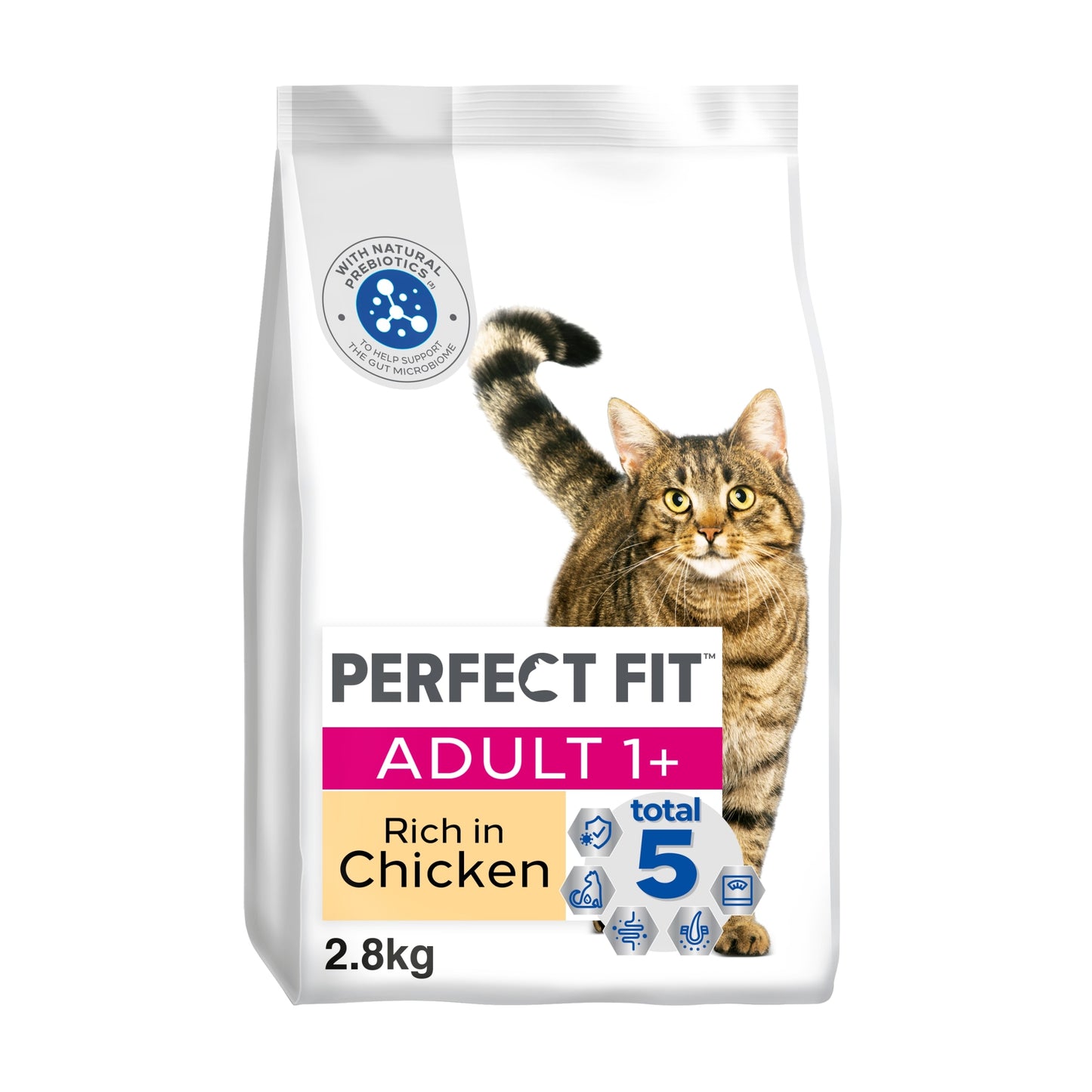PERFECT FIT Cat Complete Dry Food Adult 1+ Chicken 2.8kg — image 1