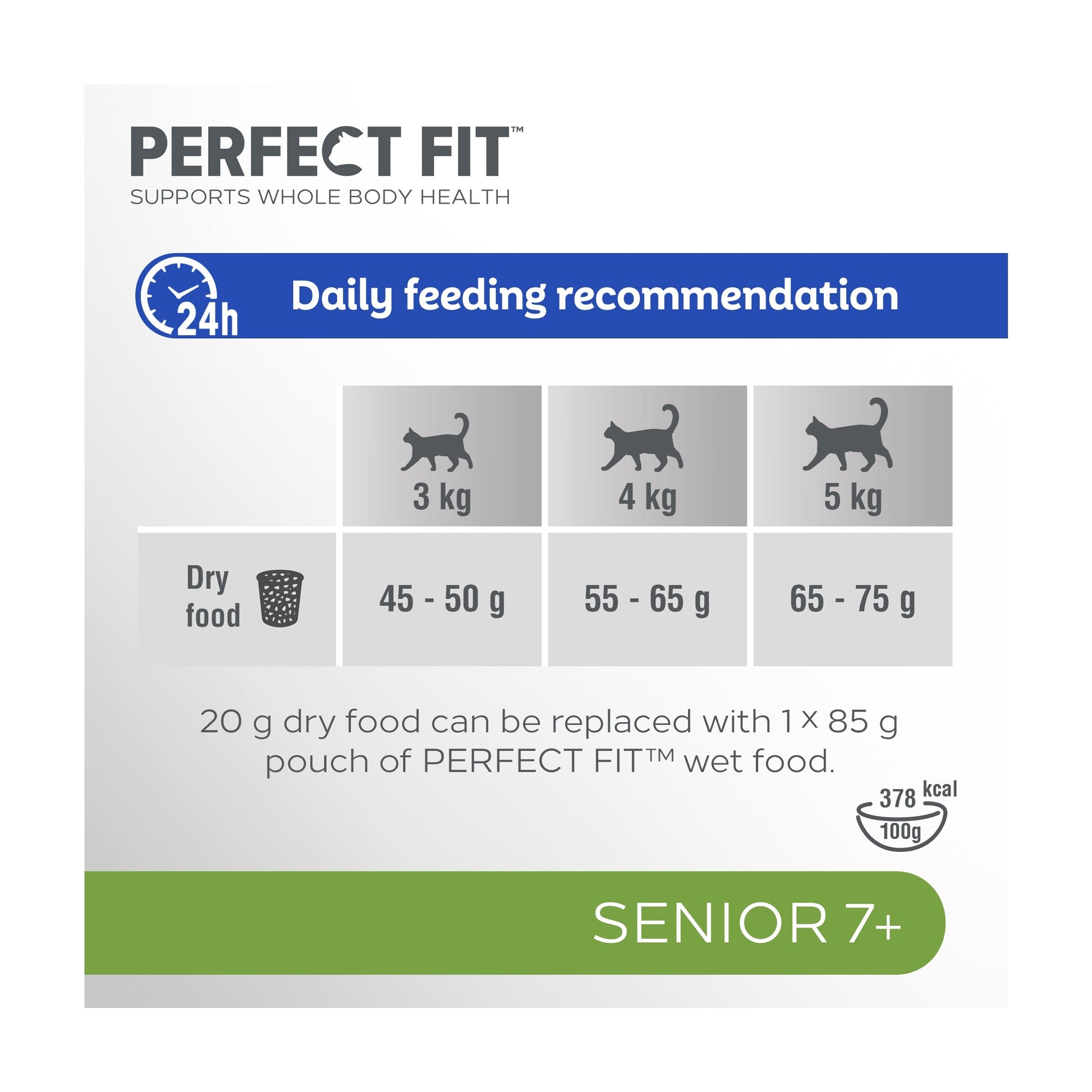 PERFECT FIT Cat Complete Dry Food Senior 7+ Chicken 2.8kg — image 5